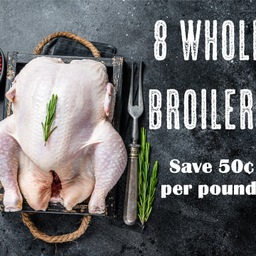 8 Whole Broilers