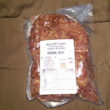 20-lb Bundle of Ground Beef in 1 lb packs (UPS)
