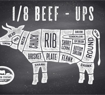 1/8 Beef Bundle - Standard Cuts (UPS)
