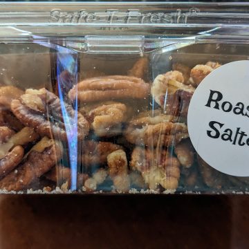 Roasted and Salted Pecans from Orchard Road Pecans - 12oz Container